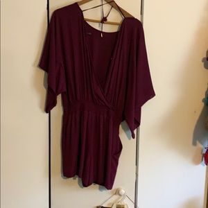 White House black market purple romper